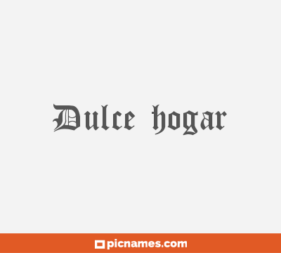 Dulce hogar